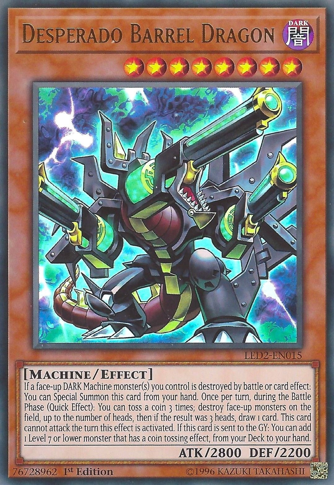 Image for Desperado Barrel Dragon (LED2-EN015) (LDAM) - YuGiOh