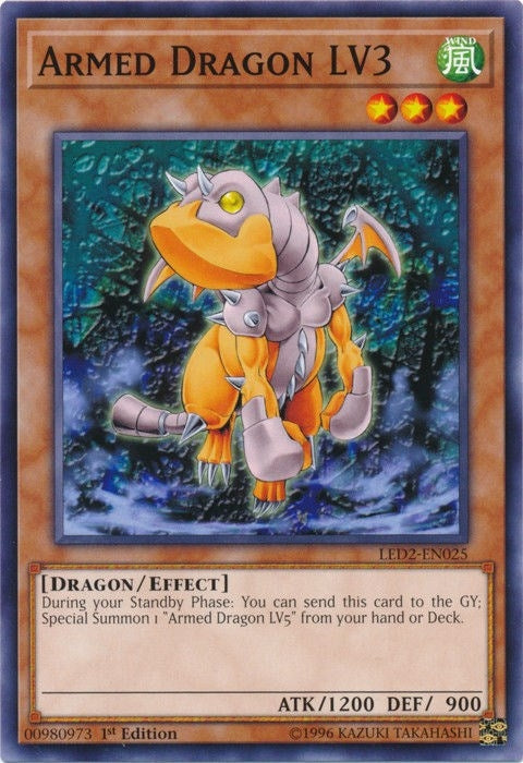 Image for Armed Dragon LV3 (LED2-EN025) (LDAM) - YuGiOh