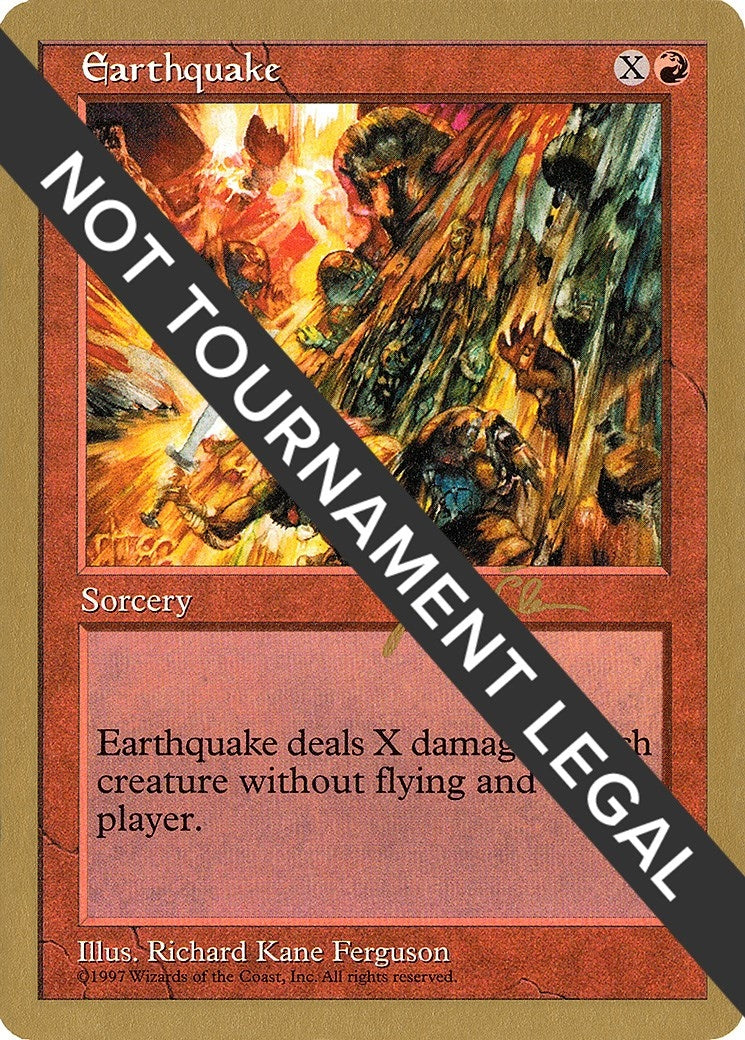 Image for Earthquake - 1997 Jakub Slemr (5ED) (World Championship Decks) - Magic: The Gathering