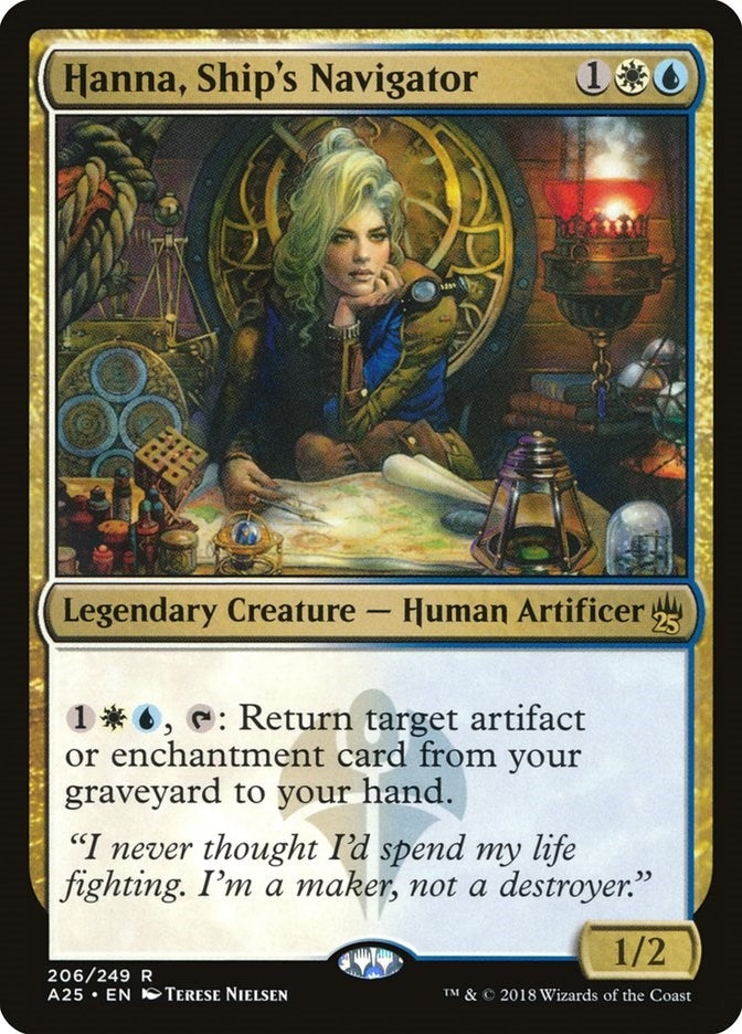 Image for Hanna, Ship's Navigator (206) (Masters 25) - Magic: The Gathering