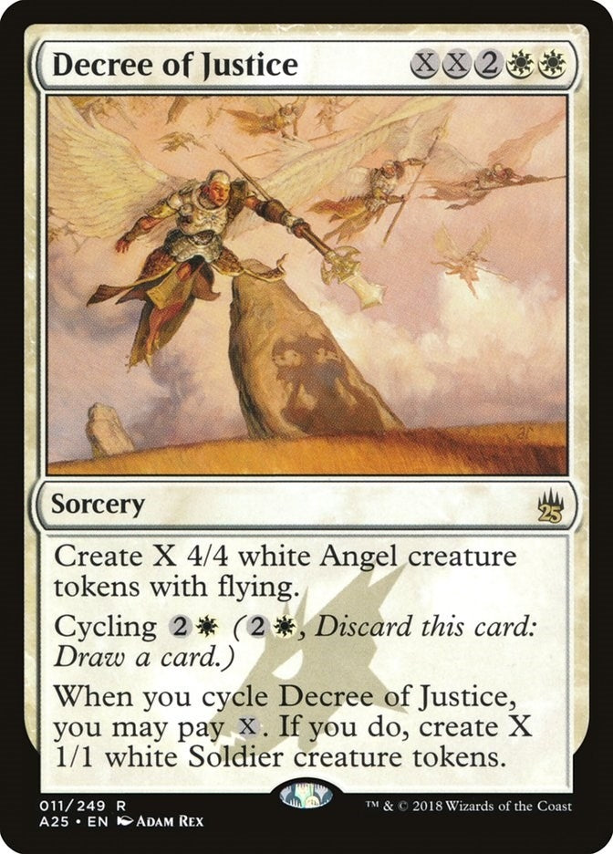 Image for Decree of Justice (11) (Masters 25) - Magic: The Gathering