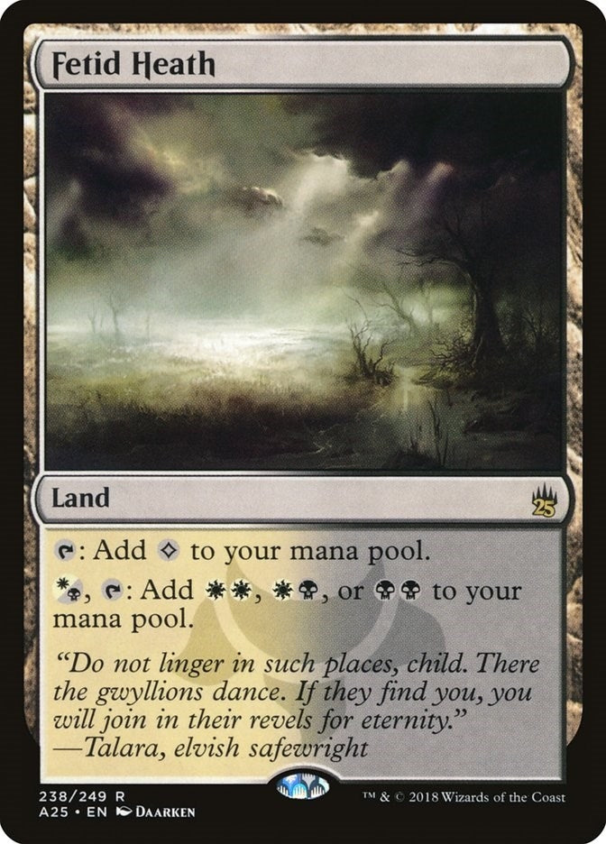 Image for Fetid Heath (238) (Masters 25) - Magic: The Gathering