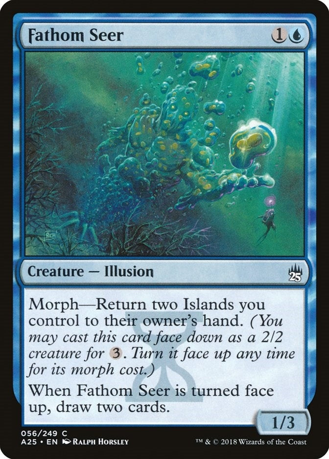 Image for Fathom Seer (56) (Masters 25) - Magic: The Gathering
