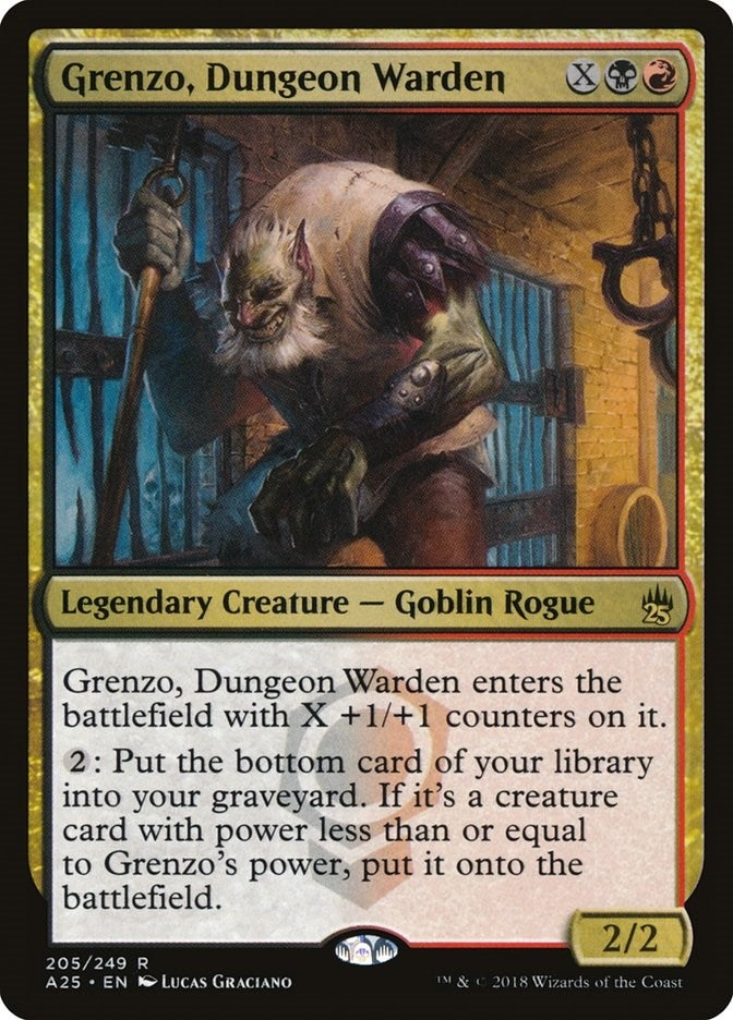 Image for Grenzo, Dungeon Warden (205) (Masters 25) - Magic: The Gathering