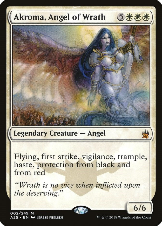 Image for Akroma, Angel of Wrath (2) (Masters 25) - Magic: The Gathering