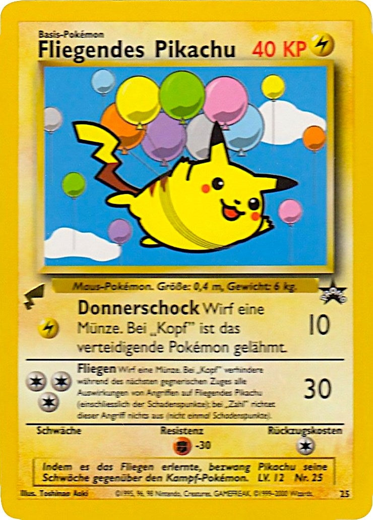 Image for Pikachu (Flying) (25) (PWCP) - Pokemon