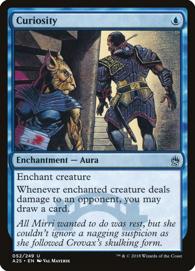 Image for Curiosity (52) (Masters 25) - Magic: The Gathering