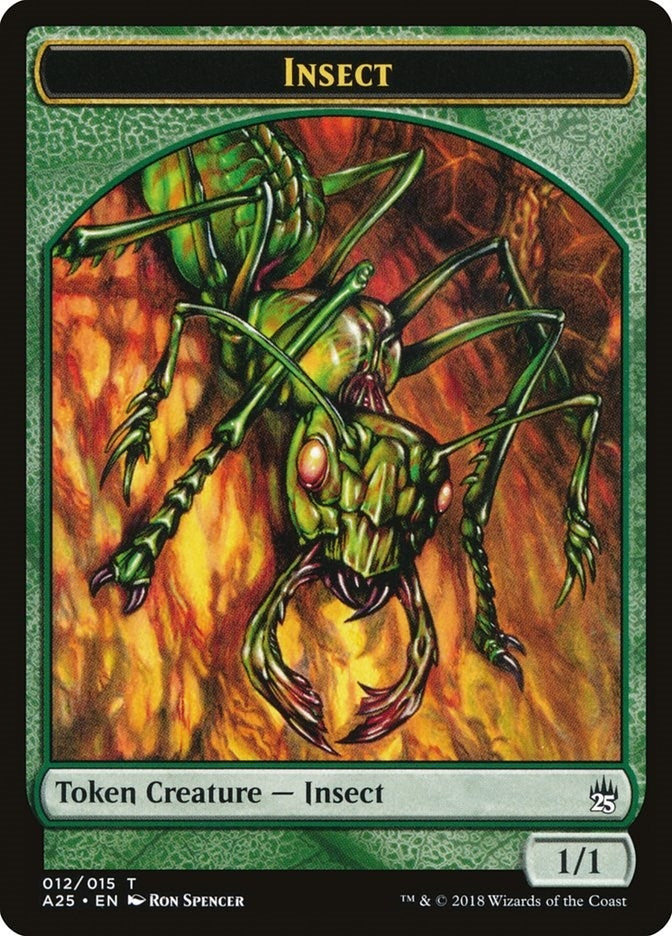 Image for Insect Token (012) (12) (Masters 25) - Magic: The Gathering