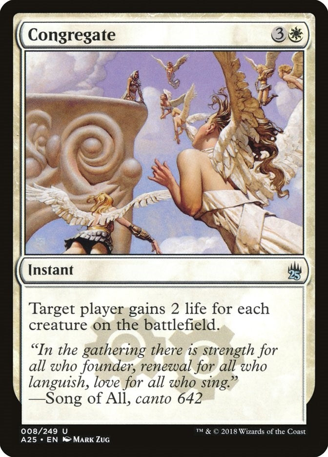 Image for Congregate (8) (Masters 25) - Magic: The Gathering