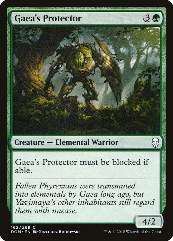 Image for Gaea's Protector (162) (Dominaria) - Magic: The Gathering