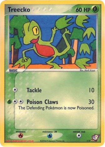 Image for Treecko (001/005) (KWBP) - Pokemon