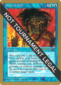 Image for Force of Will - 1997 Janosch Kuhn (ALL) (World Championship Decks) - Magic: The Gathering