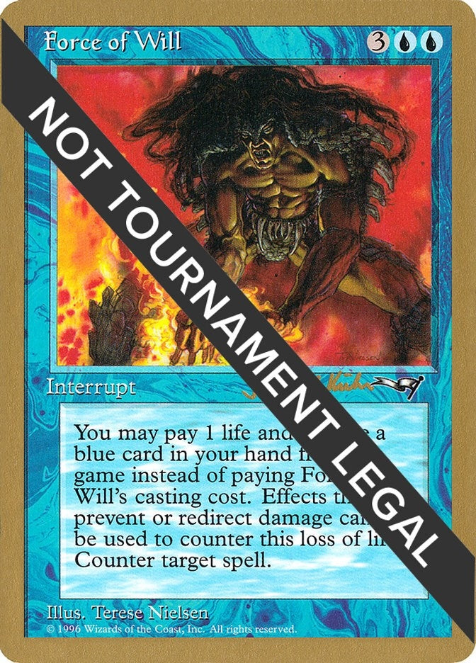 Image for Force of Will - 1997 Janosch Kuhn (ALL) (World Championship Decks) - Magic: The Gathering