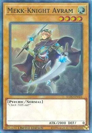 Image for Mekk-Knight Avram (EXFO-ENSE1) (EXFO) - YuGiOh