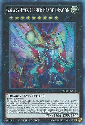 Image for Galaxy-Eyes Cipher Blade Dragon (EXFO-ENSE4) (EXFO) - YuGiOh