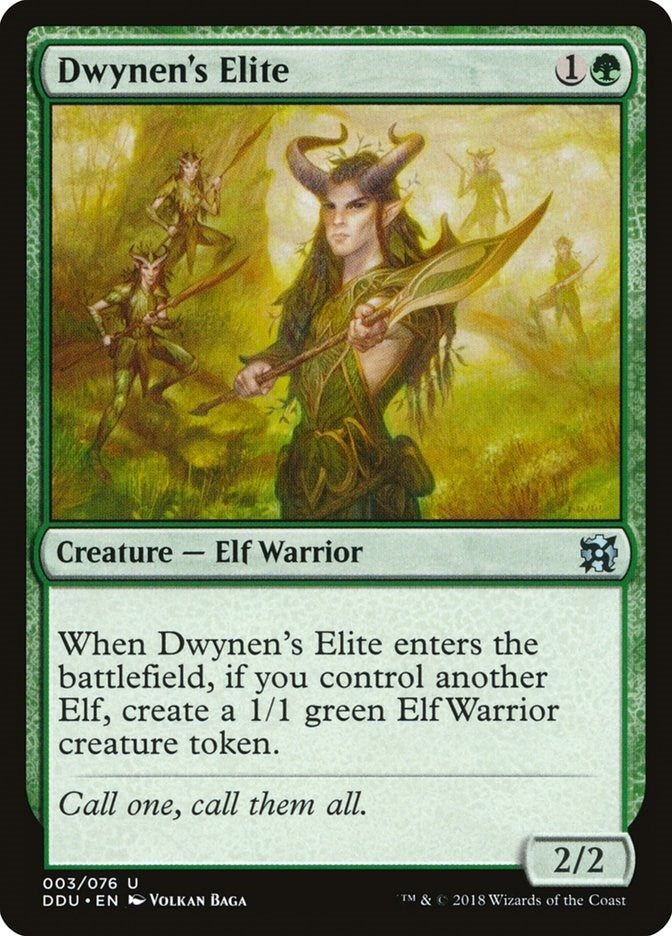 Image for Dwynen's Elite (3) (Elves vs. Inventors) - Magic: The Gathering