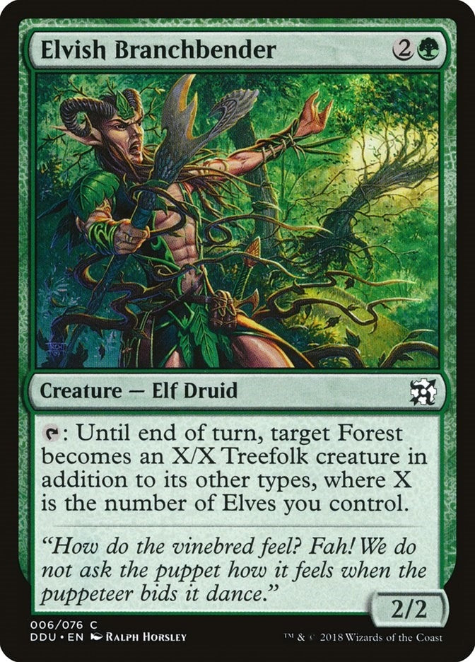 Image for Elvish Branchbender (6) (Elves vs. Inventors) - Magic: The Gathering