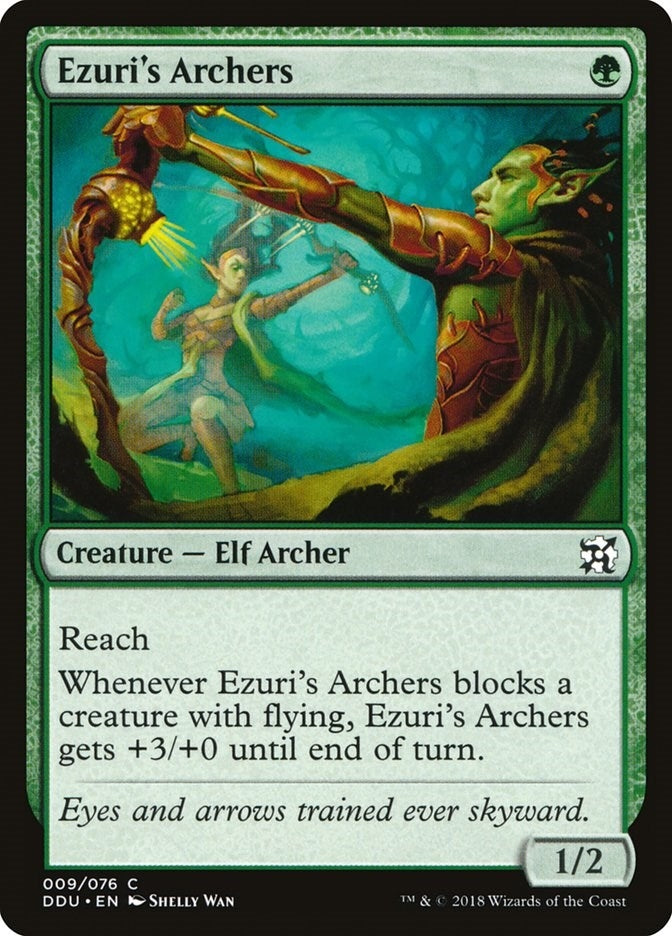 Image for Ezuri's Archers (9) (Elves vs. Inventors) - Magic: The Gathering