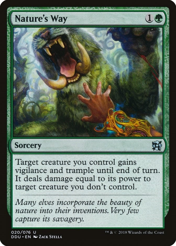 Image for Nature's Way (20) (Elves vs. Inventors) - Magic: The Gathering