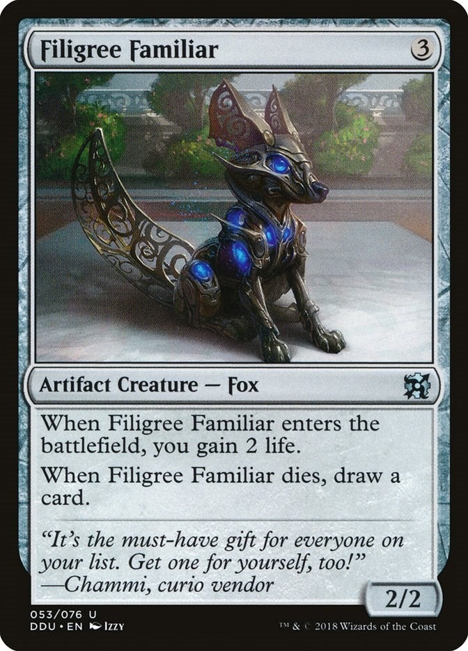 Image for Filigree Familiar (53) (Elves vs. Inventors) - Magic: The Gathering