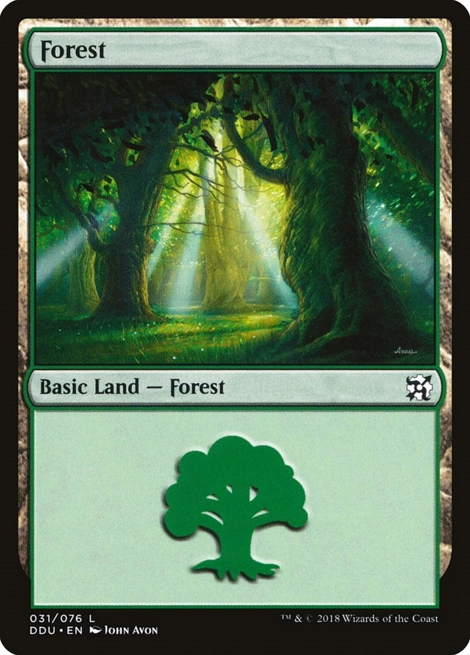 Image for Forest (031) (31) (Elves vs. Inventors) - Magic: The Gathering
