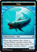 Image for Fish // Kraken Double-Sided Token (5 // 6) (Masters 25) - Magic: The Gathering