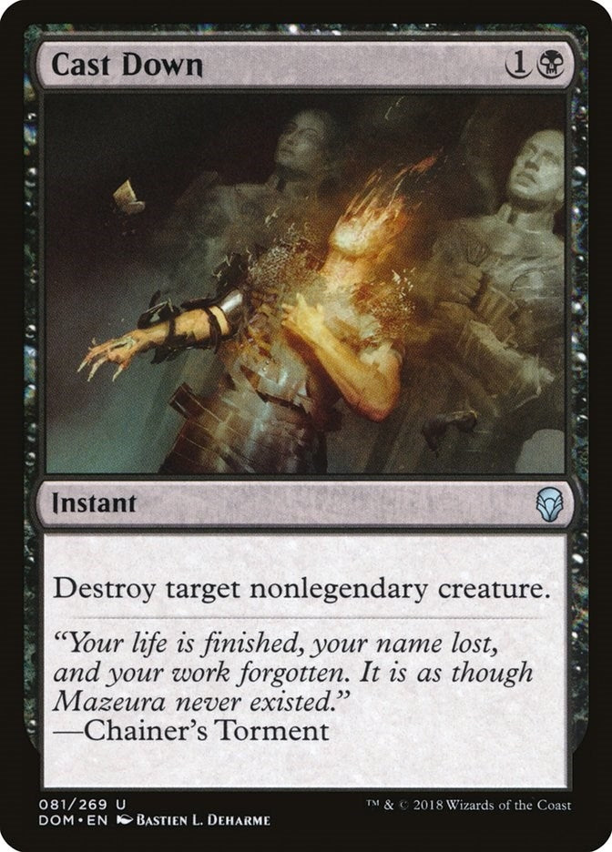 Image for Cast Down (81) (Dominaria) - Magic: The Gathering