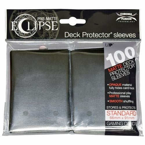 Image for PRO-Matte Eclipse Standard Deck Protector Sleeves - Jet Black (Classic) (100-Pack) - Card Sleeves
