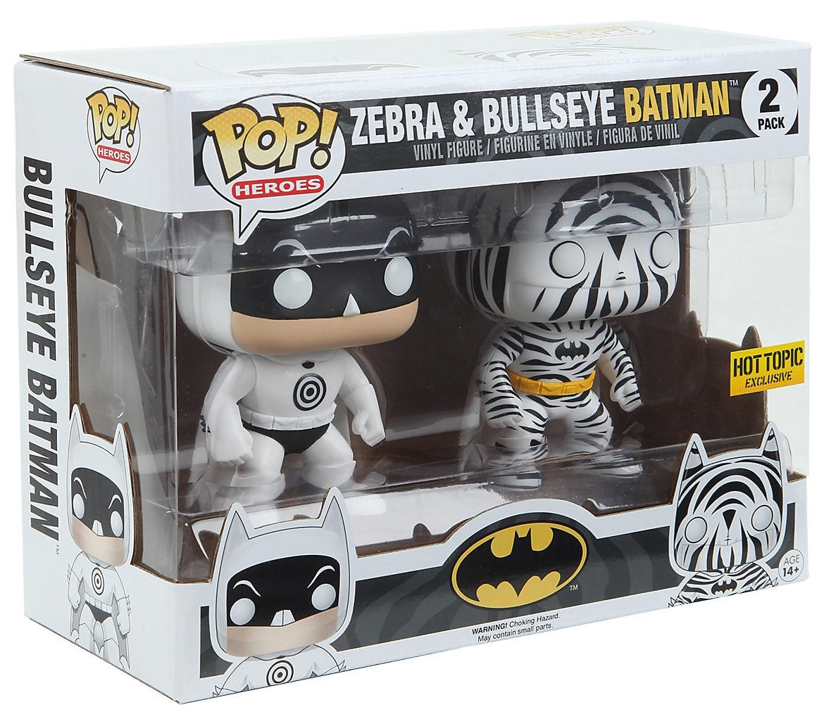Image for Batman: Zebra & Bullseye Batman 2-Pack (Hot Topic Exclusive) - Funko