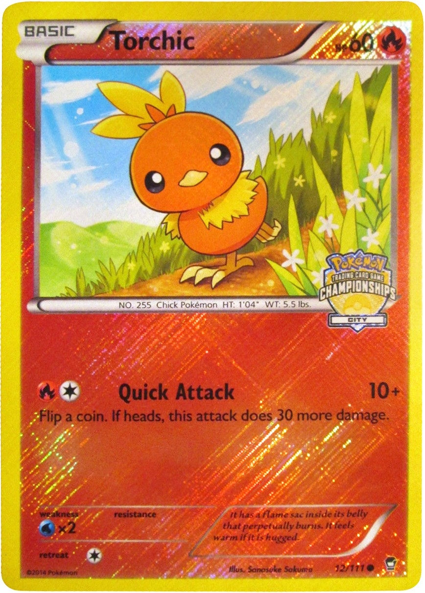 Image for Torchic - 12/111 (City Championships) (012/111) (PR) - Pokemon