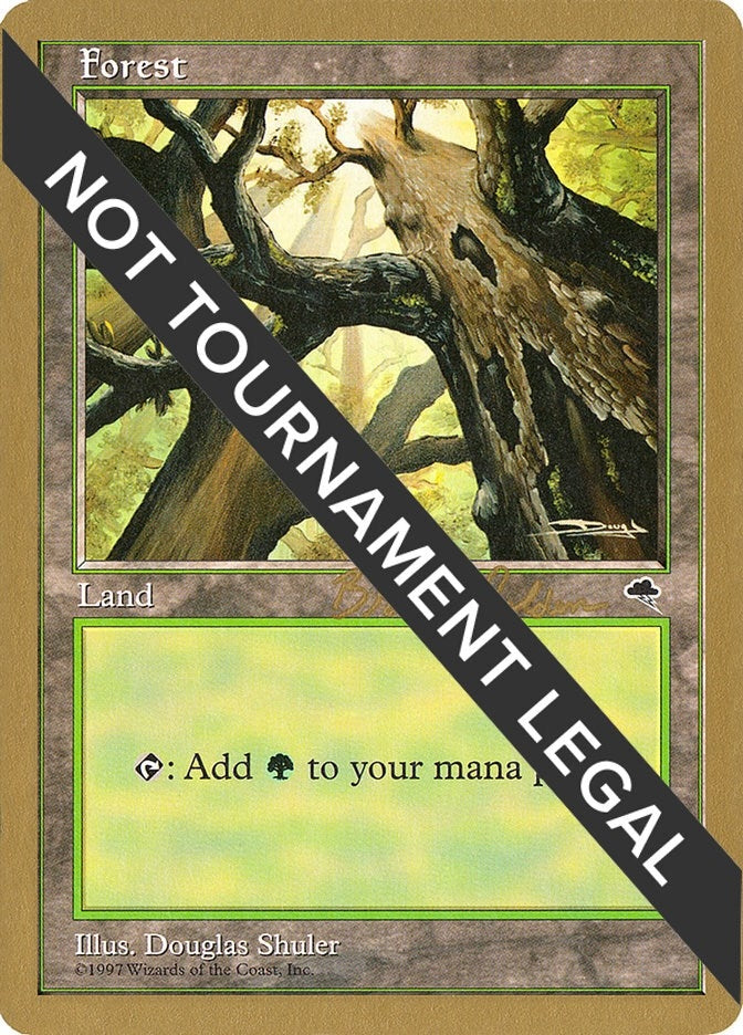 Image for Forest (Skyward) - 1998 Brian Selden (TMP) (World Championship Decks) - Magic: The Gathering