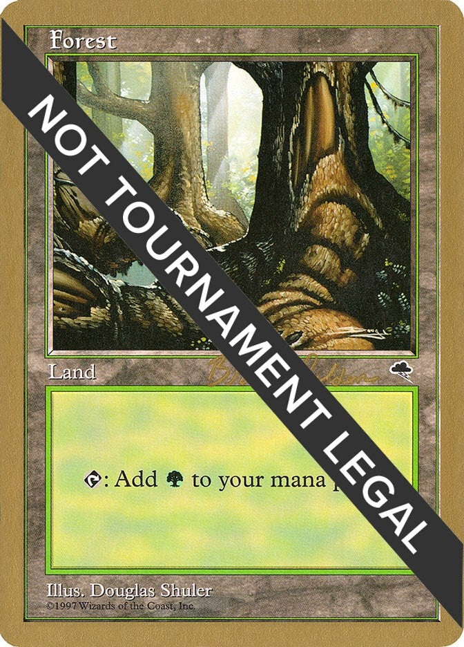 Image for Forest (Pond) - 1998 Brian Selden (TMP) (World Championship Decks) - Magic: The Gathering