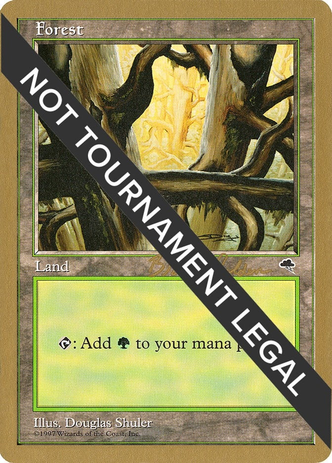 Image for Forest (Ledge) - 1998 Brian Selden (TMP) (World Championship Decks) - Magic: The Gathering