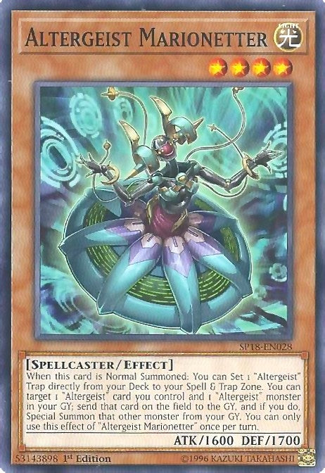 Image for Altergeist Marionetter (SP18-EN028) (SPV) - YuGiOh