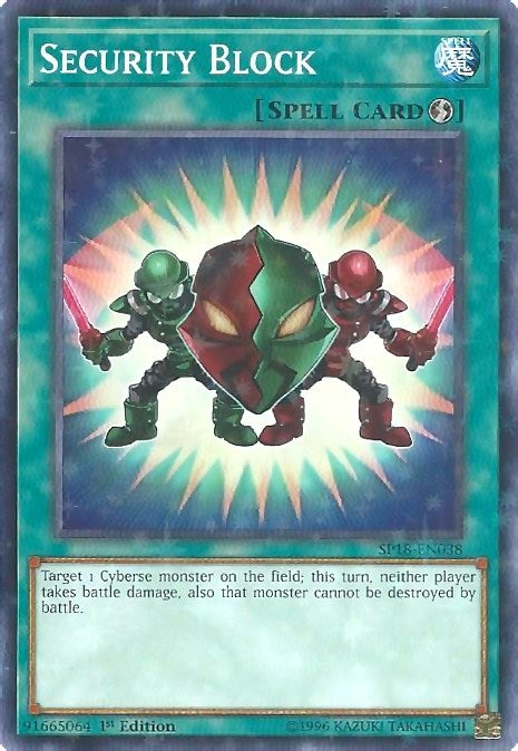 Image for Security Block (Starfoil) (SP18-EN038) (SPV) - YuGiOh