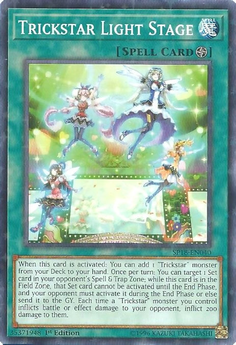 Image for Trickstar Light Stage (Starfoil) (SP18-EN040) (SPV) - YuGiOh