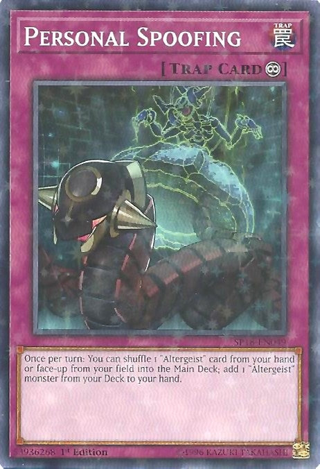 Image for Personal Spoofing (Starfoil) (SP18-EN049) (SPV) - YuGiOh
