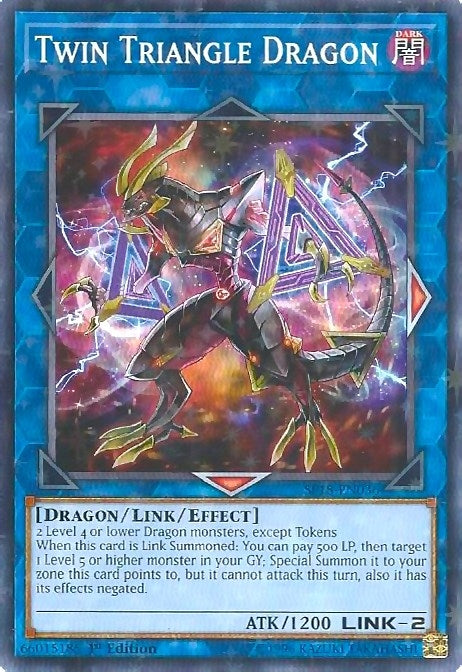 Image for Twin Triangle Dragon (Starfoil) (SP18-EN036) (SPV) - YuGiOh