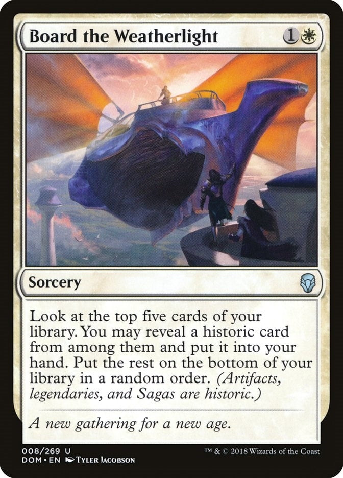 Image for Board the Weatherlight (8) (Dominaria) - Magic: The Gathering