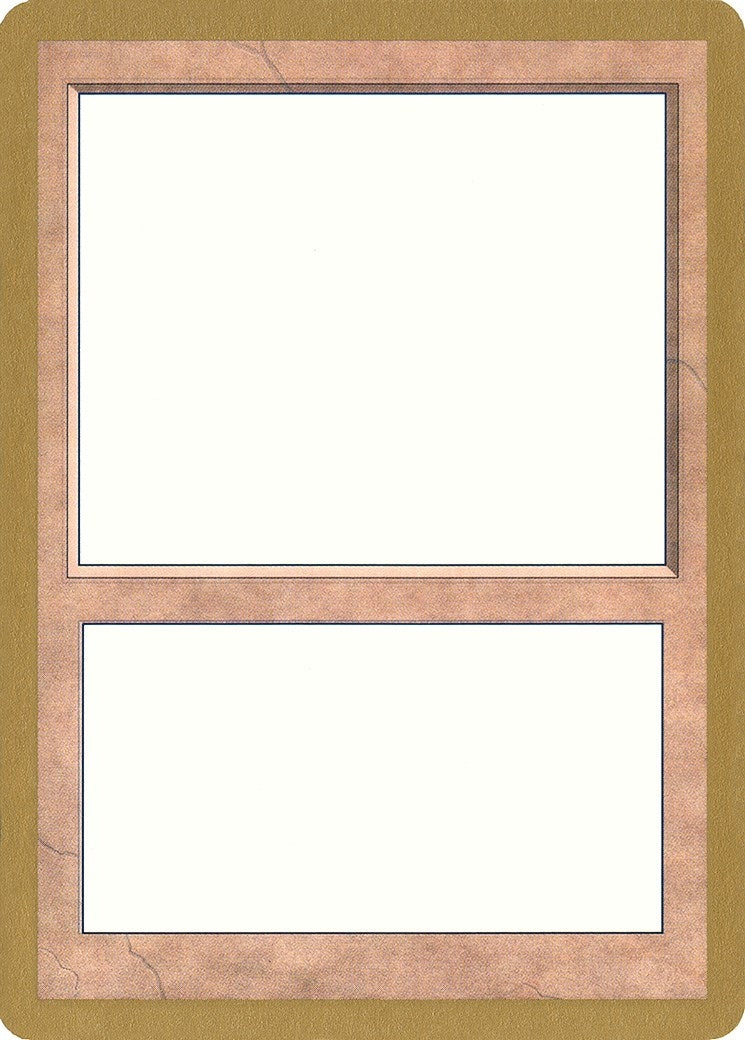 Image for 1999 World Championship Blank Card (World Championship Decks) - Magic: The Gathering