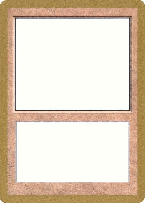 Image for 1999 World Championship Blank Card (World Championship Decks) - Magic: The Gathering