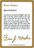Image for 1998 Brian Hacker Biography Card (World Championship Decks) - Magic: The Gathering