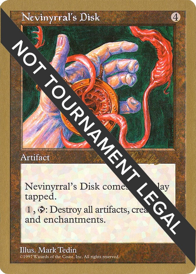 Image for Nevinyrral's Disk - 1998 Randy Buehler (5ED) (World Championship Decks) - Magic: The Gathering