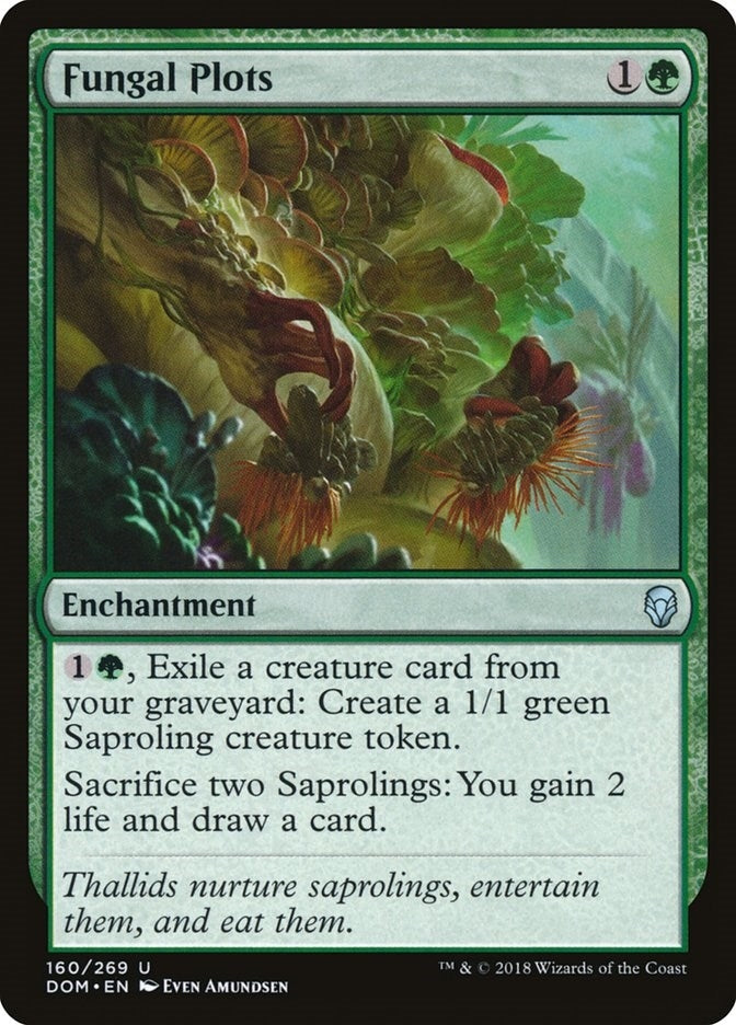 Image for Fungal Plots (160) (Dominaria) - Magic: The Gathering