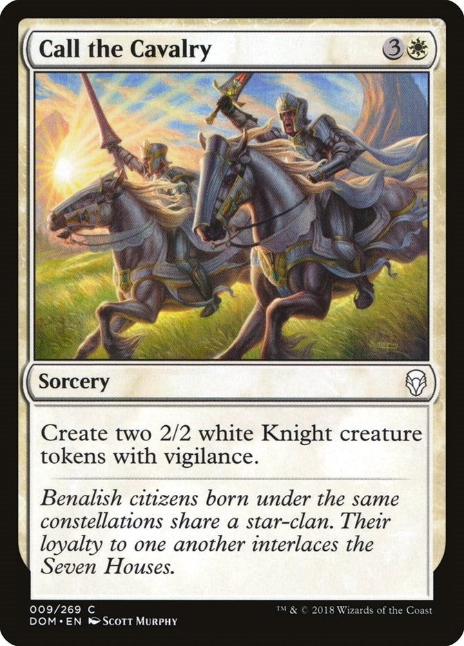 Image for Call the Cavalry (9) (Dominaria) - Magic: The Gathering