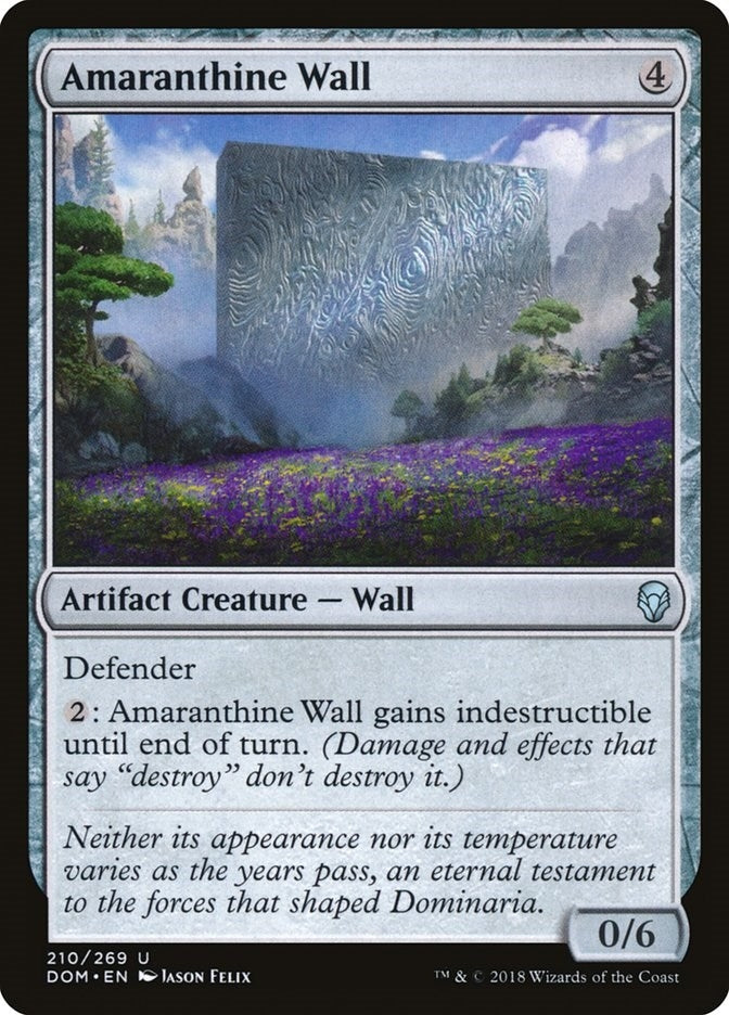 Image for Amaranthine Wall (210) (Dominaria) - Magic: The Gathering