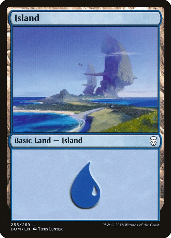 Image for Island (255) (255) (Dominaria) - Magic: The Gathering