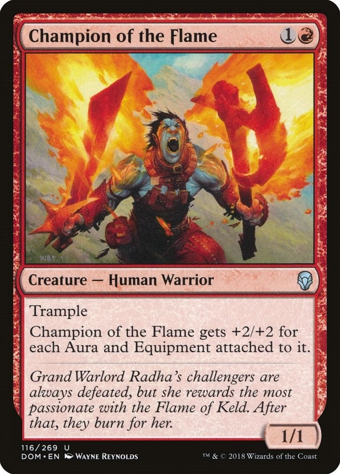 Image for Champion of the Flame (116) (Dominaria) - Magic: The Gathering