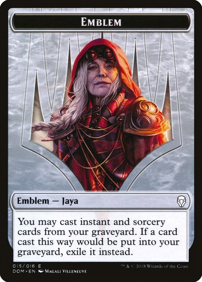 Image for Emblem - Jaya Ballard (15) (Dominaria) - Magic: The Gathering