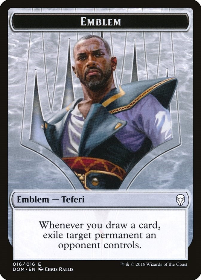 Image for Emblem - Teferi, Hero of Dominaria (16) (Dominaria) - Magic: The Gathering